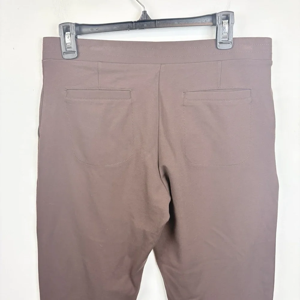 Betabrand‎ Workwear Chocolate Brown Trouser Pants Size Large Petite